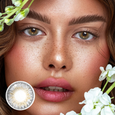 Nuevas lentes de contacto graduadas de color gris de 3 tonos